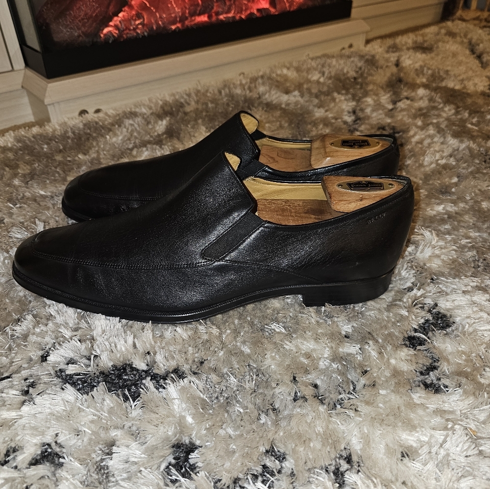 BALLY 'Thor' Gorgeous Black Slipons Loafers Dress Casual Formal US 9.5D SUPER! - Picture 3 of 9